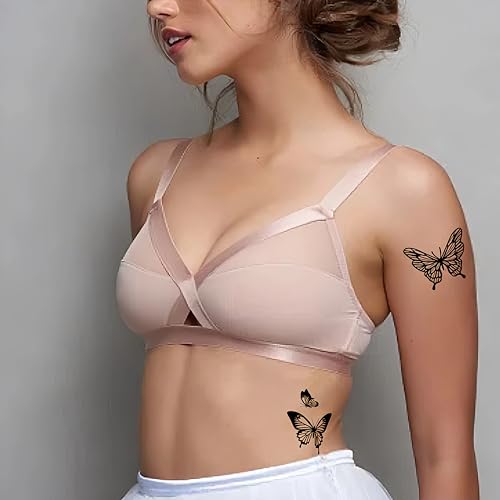 Butterfly Temporary Tattoos for Adults - Waterproof 5-7 Days