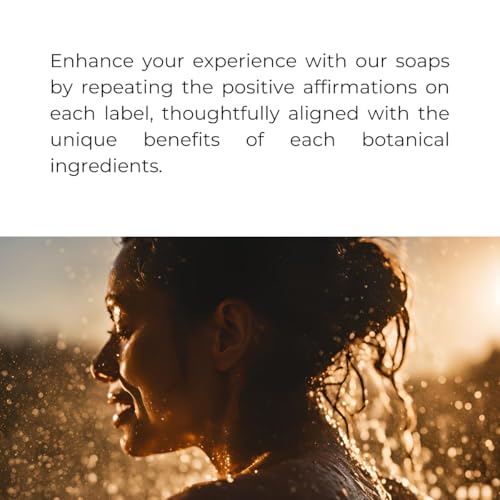 Handmade Soap Bars Set of 3, Lavender, Peppermint, Rosemary 3.5 oz each