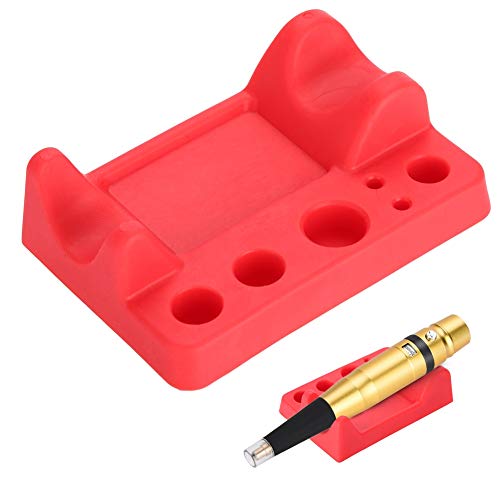 Red Silicone Tattoo Ink Cup Holder Stand 9x6.5cm