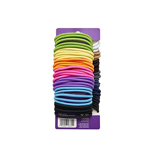 GOODY Ouchless Elastics Value Pack, Neutral & Neon, 70 Count