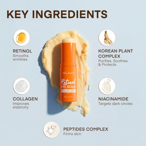 Retinol Under Eye Balm Stick | Korean Eye Cream for Dark Circles