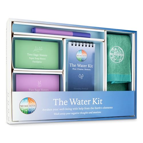 The Water Kit - Wash Away Negative Thoughts for Stress Relief and Healing - Give The Gift of Peace of Mind - Self Care Kit