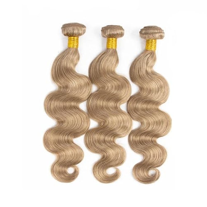 Ash Blonde Body Wave Human Hair Bundles - Fridnae #22, 26-30 Inch