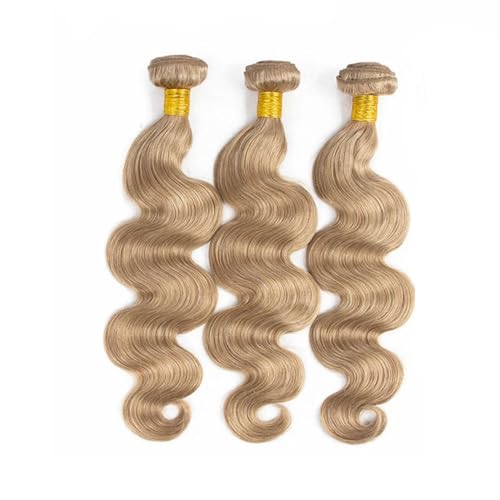 Ash Blonde Body Wave Human Hair Bundles 20 22 24 Inch