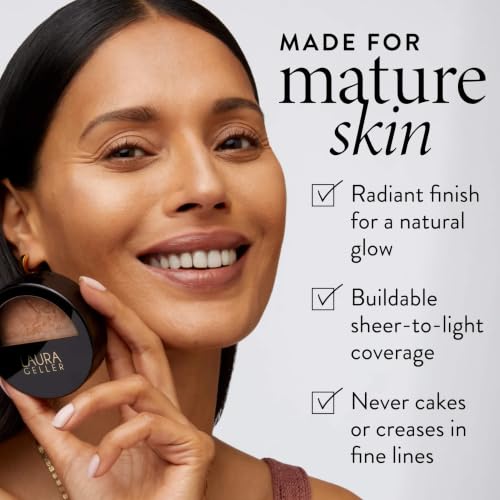 Baked Balance-n-Glow Powder Foundation - Medium for Mature Skin