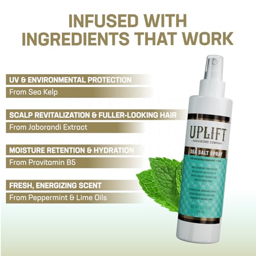 Uplift Sea Salt Spray for Beach Waves & Volume - 5.5 oz