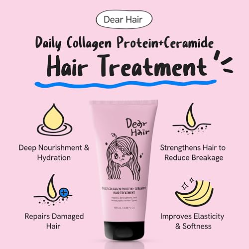Collagen Hair Treatment Mask - Deep Conditioning Bond Repair 3.3oz