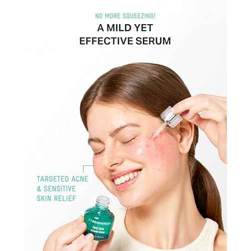 BRING GREEN ZINC TECA Serum with Niacinamide | Soothing Face Serum for Sensitive Skin, Pore Minimizing & Hydrating | Korean Skincare for Breakouts & Uneven Texture