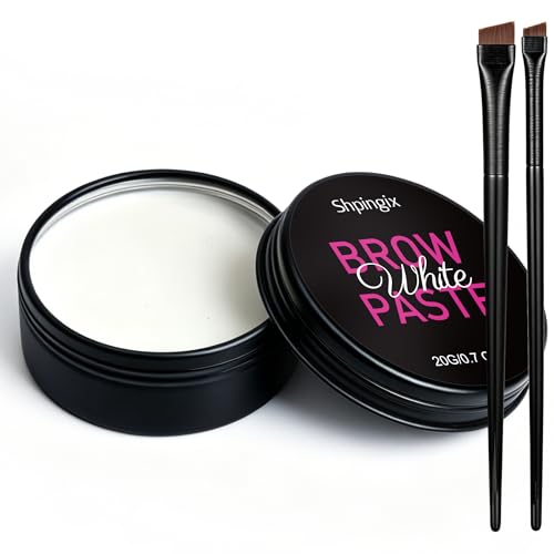 Brow Mapping Paste Kit with 2 Angled Brushes - 20g White