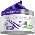 VITAMINS Keratin Purple Hair Mask - Blue Conditioner for Blonde & Silver Tones