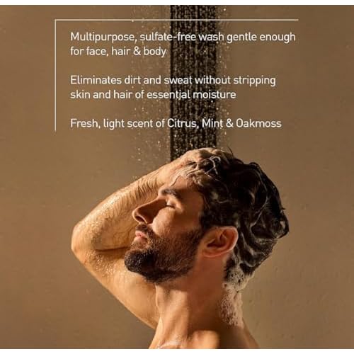 Jack Black Body & Hair Cleanser ? Mens Body Wash, Mens Shampoo, Skin Care, Hair Care, Body Wash Men, Sulfate?Free