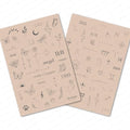 Guapa Tattoo Practice Skin 3-Pack with 80+ Stencil Designs