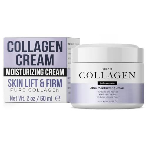 Collagen Face Moisturizer, Ultra Moisturizing Cream for Face, Body & Hands, 24 hours Moisturization, Avoids Wrinkles & Improves the Firmness and Elasticity of the Skin - 120 ml - Pack of 1
