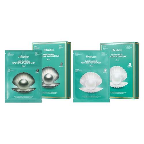 JMSolution 3 step Spa care Face Mask bundle -Marine Luminous Pearl Moisture & Balace Mask Bundle 20EA