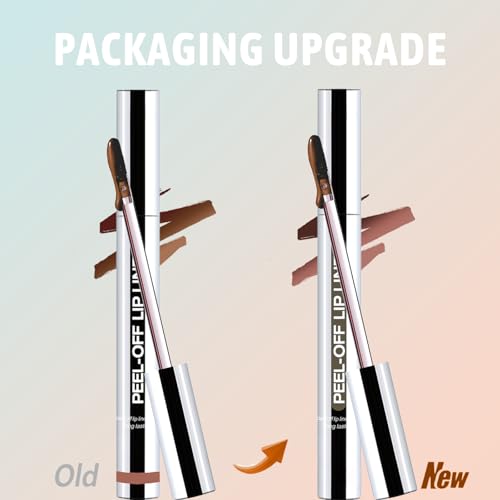 Wugbc 3-in-1 Peel Off Lip Liner Stain Set - Long Lasting Matte Tint