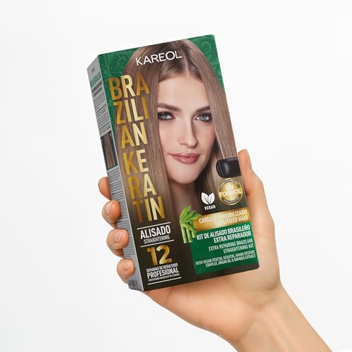 Kareol Brazilian Keratin Straightening Treatment Kit - Vegan Formula