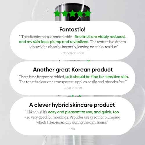 Nature Republic The First Peptide Boosting Serum ? Niacinamide, Hyaluronic Acid, Hydrating & Firming Facial Serum, for Uneven Skin Tone, Korean Skincare, 150ml / 5.07 fl oz