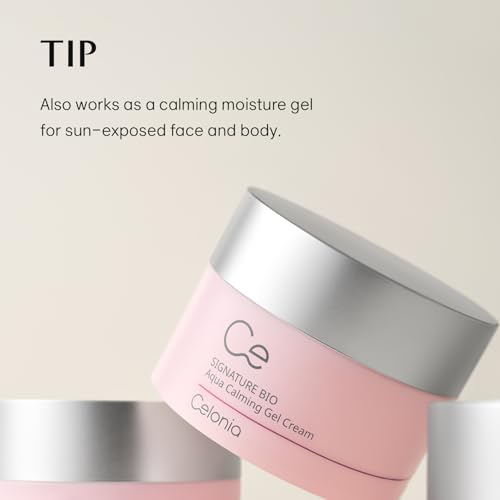 Celonia Signature Bio Aqua Calming Gel Cream, Korean Luxury Anti-Aging Skincare, Premium Bio Stem cell Skin Care, Cooling Calming Soothing And Deep Hydrating Cream For Face 50ml