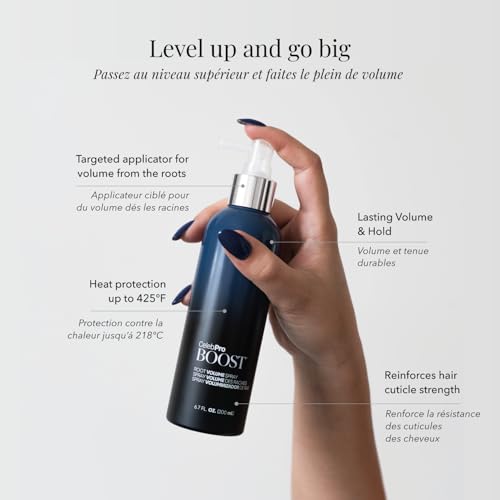 CELEBPRO BOOST Root Volume Spray Thickening Spray, Volumizing Spray For Fuller Thicker Hair, 6.7oz