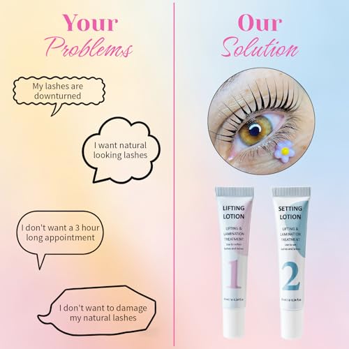 Lash Lift Kit At-Home | Open-Eye DIY Eyelash Perm with Silicone Pads