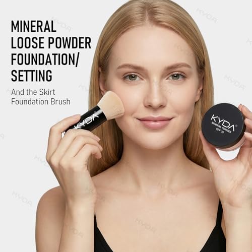 KYDA Mineral Powder Foundation SPF 35 - Buildable Coverage, Fair Light