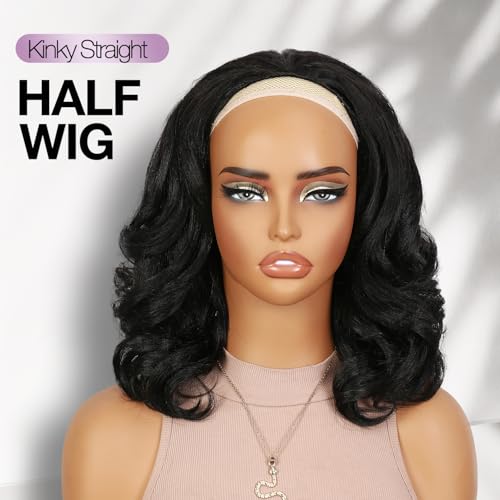Half Wig Loose Curly Synthetic Hair for Black Women