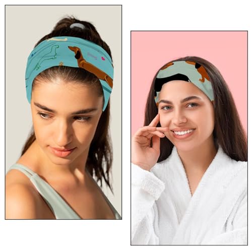 Women’s Stretchy Knotted Headbands - Soft, Breathable Yoga & Workout Accessories