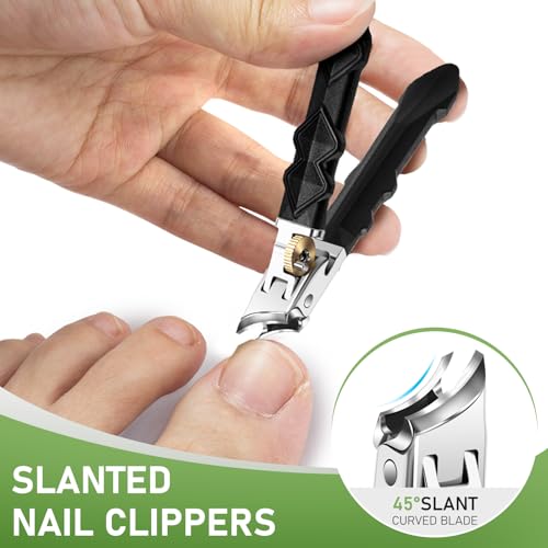Heavy Duty Toenail Clippers for Thick Nails Seniors Ultra Sharp Wide Jaw