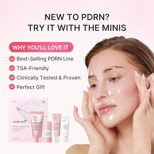 medicube PDRN Glow Essentials Kit - 5-Step Travel Skincare Set