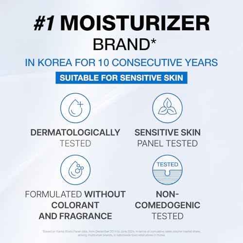 PHYSIOGEL Facial Moisturizer, Provides 120-hour Lasting Hydration Korean Skin care, Fragrance Free, Strengthens Skin Barrier, Lightweight Cream for Sensitive Skin, Ceramide, Squalane, 1.7 fl.oz