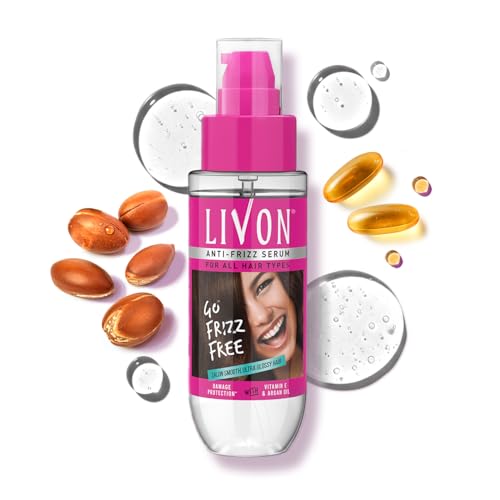 Livon Hair Serum for Men & Women - Frizz Control & Shine