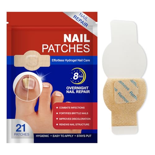 Fungal Nail Patches for Toenails – 21 Pack Hydrogel Treatment