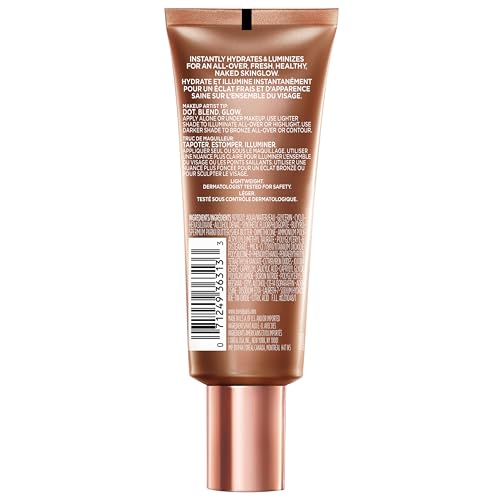 L'Oreal Paris Makeup True Match Lumi Glotion, Natural Glow Enhancer, Illuminator Highlighter Skin Tint, for an All Day Radiant Glow, Deep, 1.35 Ounces