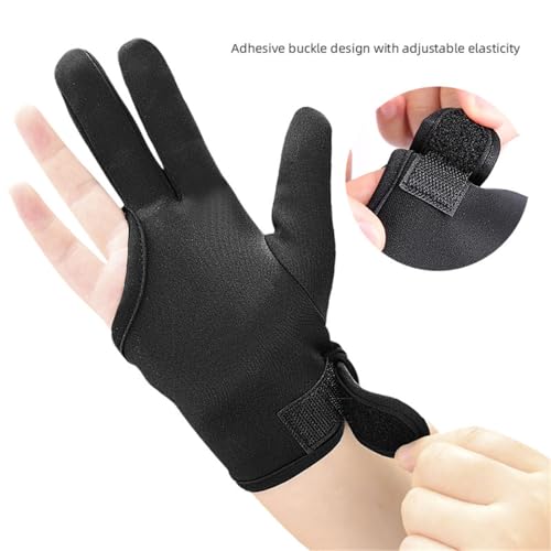 Heat Resistant 3-Finger Hair Styling Gloves | Professional Flat Iron Mitt