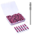 BitnBith 100pcs Nail Sanding Bands 120 Grit for Acrylic Nails