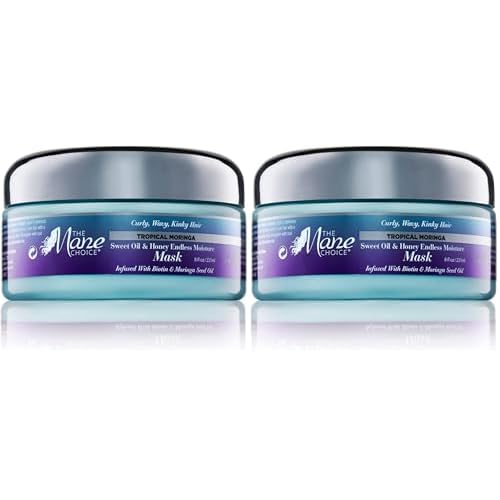 The Mane Choice Tropical Moringa Sweet Oil & Honey Endless Moisture Mask, 8 Ounce (Pack of 2)