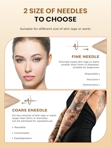 9-Speed Skin Tag Remover Pen with LCD Display
