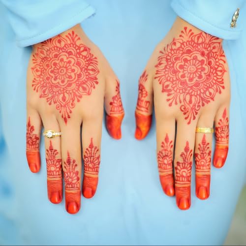 18 Sheets Henna Tattoo Stencils Kit for Hands