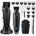 KEMEI Cordless & Corded Hair Clippers for Men, Professional Beard & Hair Trimmers, USB Rechargeable, Model KM-PG2299 & KM-2296
