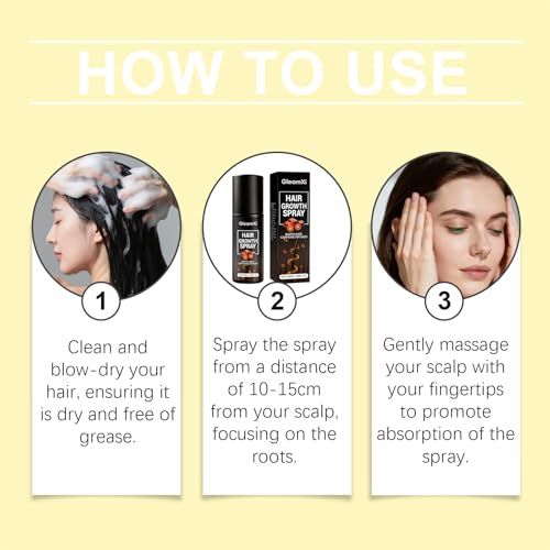 Hair Growth Spray with Biotin & Caffeine for Thicker Hair