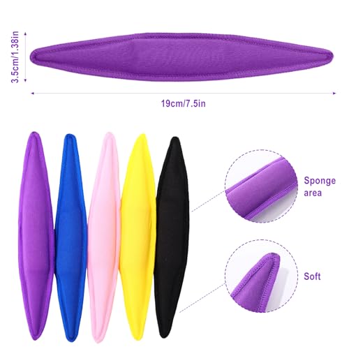 Bememo 40-Pack Soft Colorful Hair Curlers for Overnight Styling, No Heat