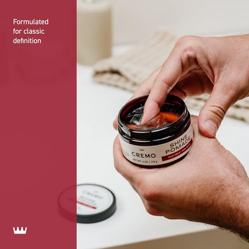 Cremo Premium Barber Grade Hair Pomade for Men, 4 Oz