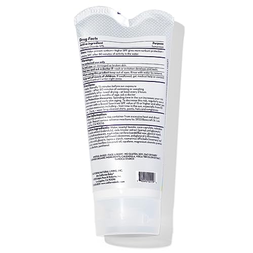 California Baby Super Sensitive SPF 30+ Sunscreen | Unscented | Mineral Based | Baby Sunscreen for Face + Body | Titanium Dioxide | 170 grams / 6oz