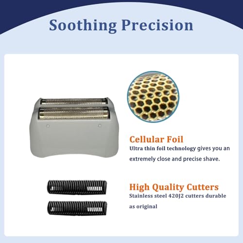 Shaver Foil Replacement Compatible with Andis Foil Shaver TS-1 TS-2 17150 17200 17235,Replaces Foil and Blades (1Pcs)
