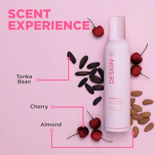 DESIGNME PUFF.ME Volumizing Hair Mousse - Flexible Hold Styling Foam (250ml)