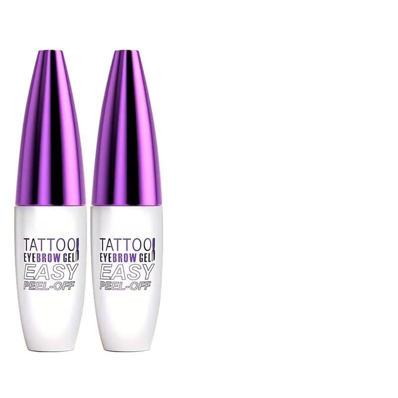 Dark Brown Peel-Off Eyebrow Tint Gel - Waterproof 3-Day Wear
