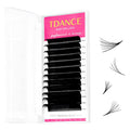 TDANCE Easy Fan Lash Extensions 0.07mm D Curl 14-19mm
