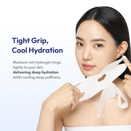 AVAJAR Chin Lifting Mask, Premium V Line Lifting Mask Anti-aging Collagen Face Mask for Women Jawline Shaper Double Chin Mask with Hyaluronic Acid, Rejubebe¢â and Centella asiatica (5PCS)