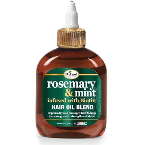 Difeel Rosemary Mint Hair Oil with Biotin for Growth - 7.1 oz