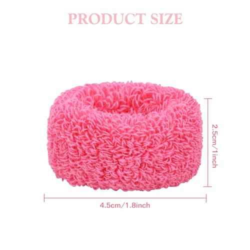 36 Pieces Super Stretchy Knit Cloth Hair Ties Scrunchies Ponytail Holders Wool Loop Hair Elastics Accessories for Women Girls Teens Kids
